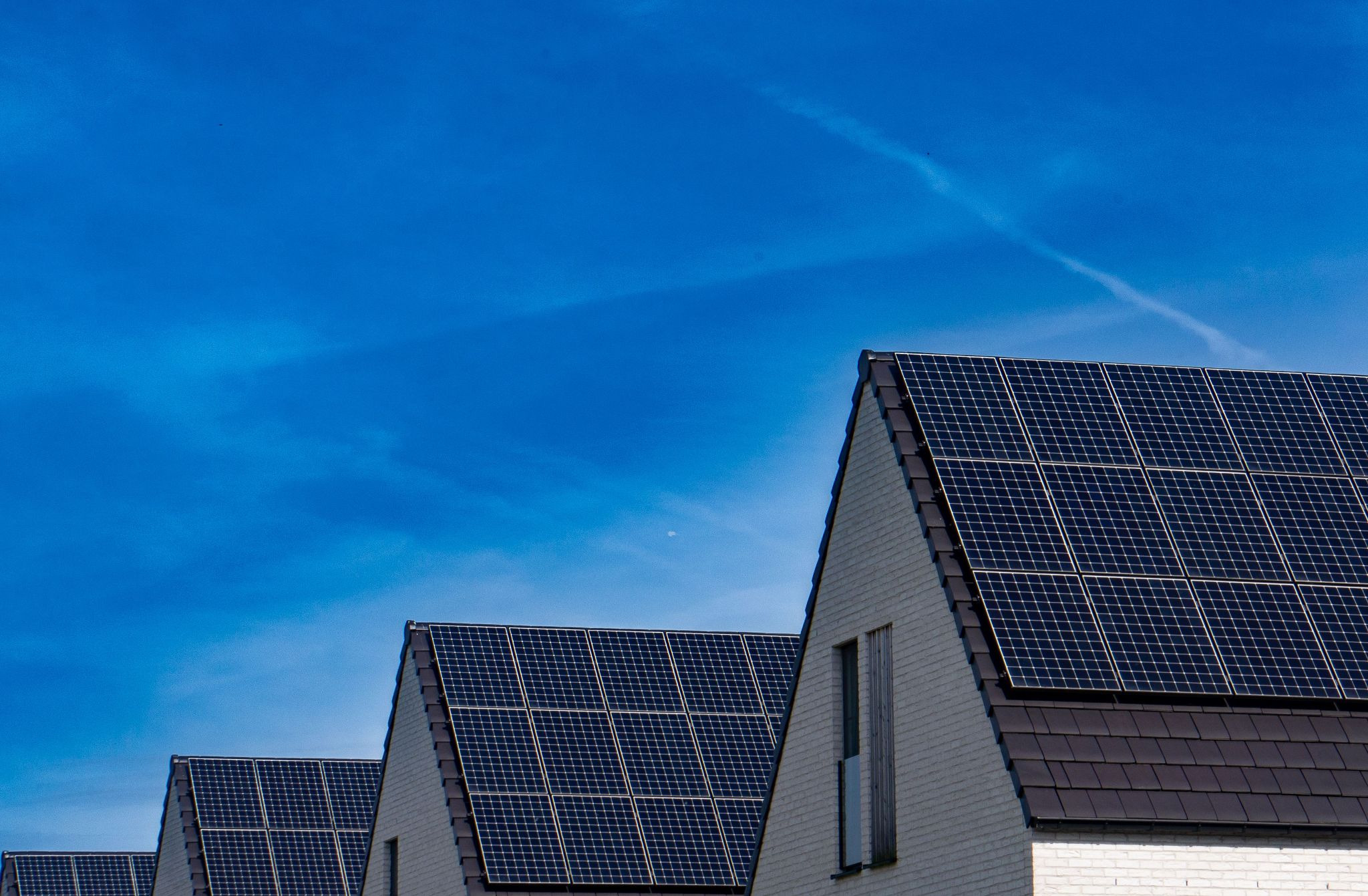 Gable Roofs with Solar Panels