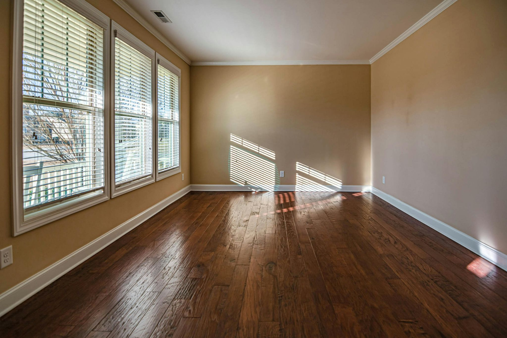 Empty Apartment with Cream-colored Walls